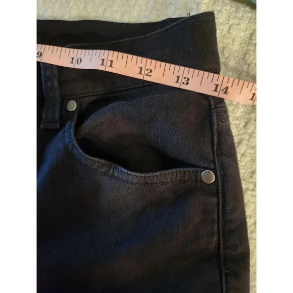 Eileen Fisher High Rise Slim Jeans in Black - Picture 7 of 9